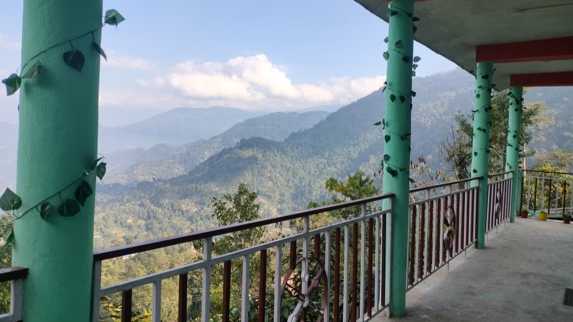 Mairung Gaon Homestay balcony view